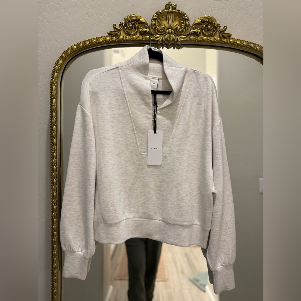 NWT Varley Davidson 1/2 zip pullover